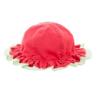 Toddler Girls Watermelon Sun Hat Red 2T 4T