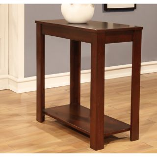 Cherry Finish Wooden End Table   Shopping