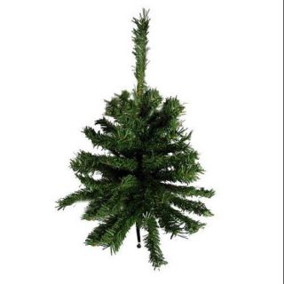 Pack of 3 Traditional Green Artificial Mini Christmas Trees 18"   Unlit
