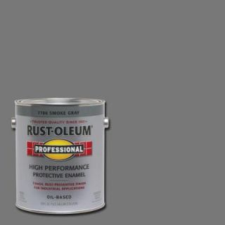 Rust Oleum Professional 1 gal. Smoke Gray Gloss Protective Enamel (Case of 2) 7786402