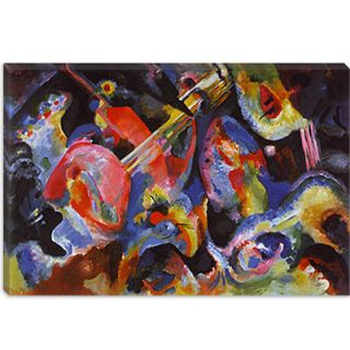 iCanvasArt Flood Improvisation by Wassily Kandinsky Painting Print