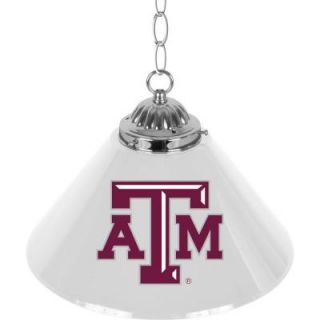 Texas A&M University 14 in. Single Shade Stainless Steel Bar Lamp LRG1200 TAMU