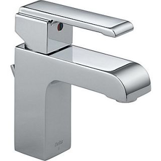 Delta Arzo Series Single Hole Bathroom Faucet with Single Handle; Chrome