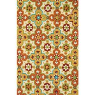 Loloi Rugs Summerton Lifestyle Collection Chocolate/Multi 5 ft. x 7 ft. 6 in. Area Rug SUMRSRS12CTML5076