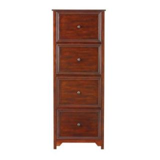 Home Decorators Collection Oxford 4 Drawer Wood File Cabinet in Chestnut 2914420970