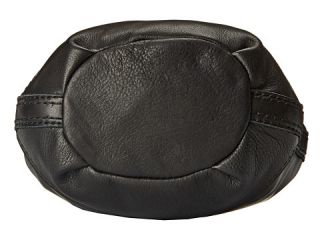Lucky Brand Carly Leather Baby Bucket Black, Black