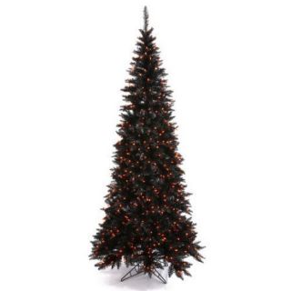 Vickerman 5.5' Silver Slim Fir Artificial Christmas Tree with 300 Mini Clear Lights