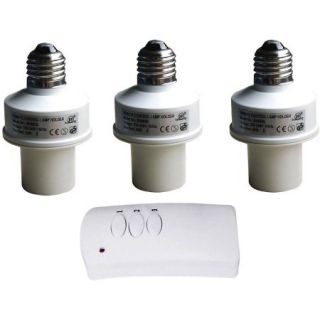 LED Concepts Remote Control Wireless Light Bulb Socket Cap Switch for Lamps