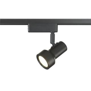 Commercial Electric LED Mini Step Linear Track Lighting Head Black DC1588BK