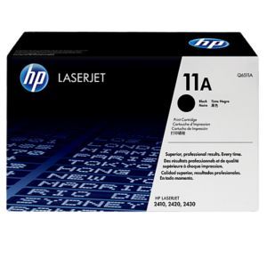 HP 11A   Black   original   LaserJet   toner cartridge ( Q6511A )   for LaserJet 2410, 2420, 2420d, 2420dn, 2420n, 2430, 2430dtn, 2430n, 2430t, (Q6511A)