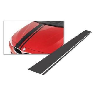 Bimmian HSTAAABAK Hood Or Trunk Or Roof Racing Matte White Berlin Style Stripe   For Any Bmw