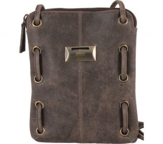 Womens Latico Berne Cross Body Bag 8925   Distressed Brown Leather
