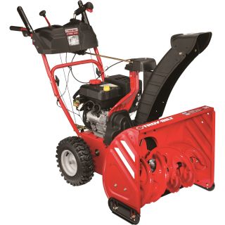  — Troy-Bilt 24in. X-Track 2-Stage Electric Start Snow Blower — 208cc Engine, Model# 31AM6BP2766  2 Stage Snow Blowers