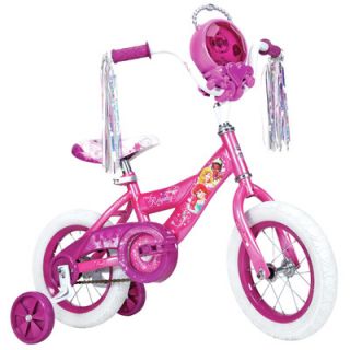 Huffy Disney Princess Girls 16 Balance Bike with Jewel Case