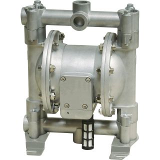 Roughneck Air-Operated Double Diaphragm Pump — 12 GPM, 1/2in. Inlet & Outlet  Air Operated Oil Pumps