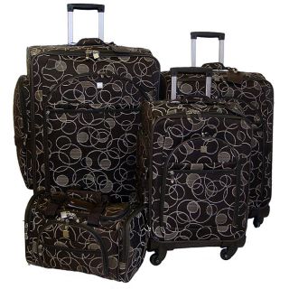American Flyer Swirls Quattro 4 piece Euro Luggage Set   12517708