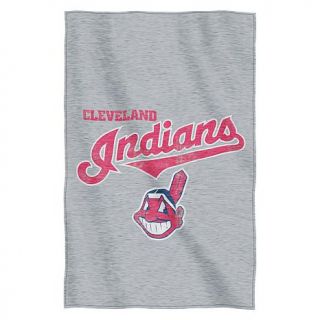 Officially Licensed MLB Sweatshirt Throw by Northwest   Cleveland Indians   7597704