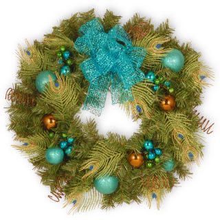 24 Decorative Collection Peacock Wreath   17699575  