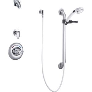 Delta Faucet COMMERCIAL T13H363 20 Universal Polished Chrome Shower Packages
