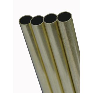 K & S® 9/32in X 36in Round Metal Brass Tubes   5 pack   Hobby & Craft Metals