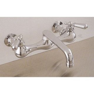 Sign of the Crab P0829 Wall Mount Kitchen Faucet with 6 Spout
