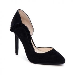 Jessica Simpson "Piano" Ruffled Suede D'Orsay Pump   7921912