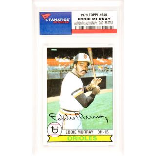 Fanatics Authentic Eddie Murray Baltimore Orioles Autographed 1979 Topps #640 Card