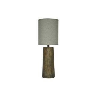 Refined Tree Trunk 37 H Table Lamp with Drum Shade