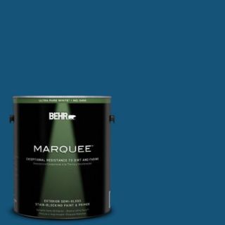 BEHR MARQUEE 1 gal. #S H 560 Royal Breeze Semi Gloss Enamel Exterior Paint 545301