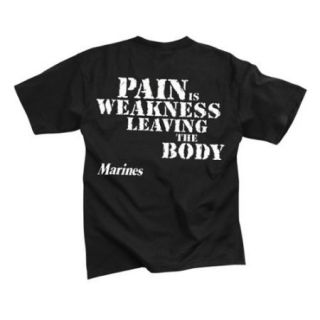 Marines "Pain is Weakness" T Shirt
