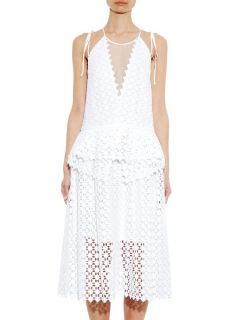 Dido broderie anglaise cotton dress  Erdem US