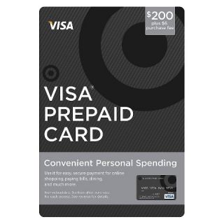 200GC $6 FEE $200 VISA PREPAID CARD