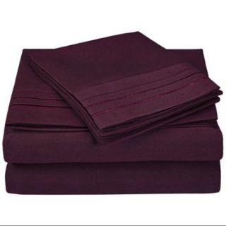3000 Series Microfiber Sheet Set with 3 Line Embroidery
