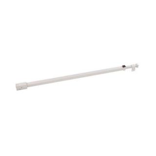 First Watch Security 28 in. to 52 in. White Patio Door Security Bar 1276