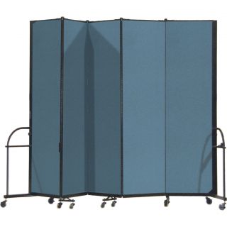 Heavy Duty Five Panel Portable Room Divider by Screenflex