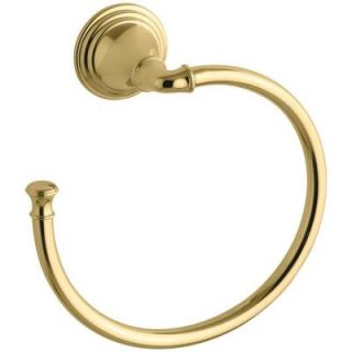 KOHLER Devonshire Towel Ring in Vibrant Polished Brass K 10557 PB