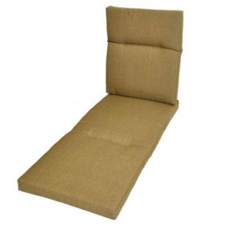 Hampton Bay Bark Textured Outdoor Chaise Lounge Cushion 7649 01459800