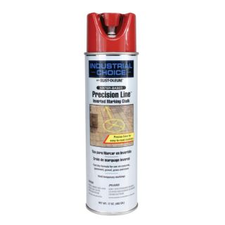 Rust Oleum Industrial Choice Marking Red Chalky Fade Resistant Spray Paint (Actual Net Contents 17 oz)