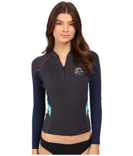 ONeill Bahia Front Zip 1MM Jacket Graphite/Navy/Seaglass