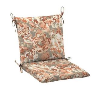 Hampton Bay Terracotta Floral Mid Back Outdoor Chair Cushion JF09552B 9D6