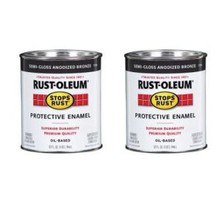 Rust Oleum Stops Rust 32 oz. Anodized Bronze Protective Enamel (2 Pack) DISCONITNUED DISCONTINUED 182665