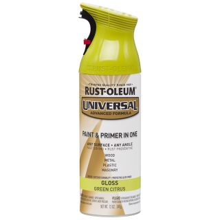 Rust Oleum Universal Green Citrus Rust Resistant Enamel Spray Paint (Actual Net Contents 12 oz)