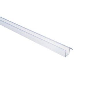 Showerdoordirect 98 in. Frameless Shower Door Bottom Sweep with Drip Rail for 1/2 in. Glass 12COBS98