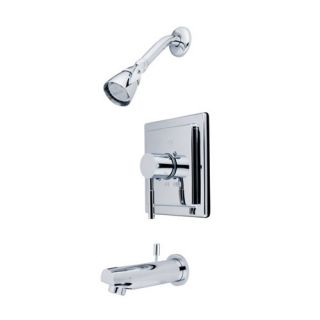 Pressure Balanced Volume Control Tub and Shower Faucet