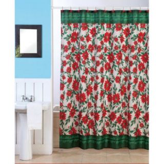 Dainty Home Christmas Shower Curtain Set