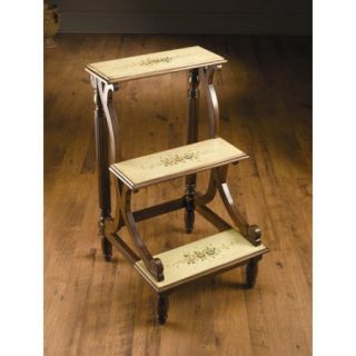 AA Importing 3 Step Wood Library Step Stool