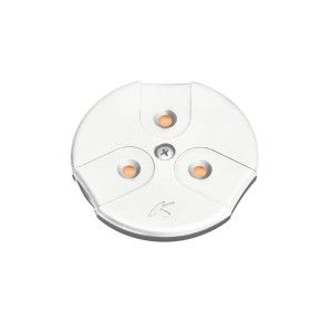 Kichler 12319WH LED Under Cabinet Light, 2.75" Design Pro 24V Disc   3000K   White