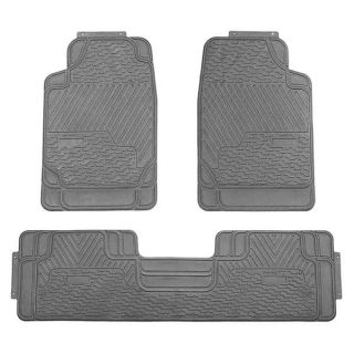 FH Group Grey All weather Rubber Full Set Car Floor Mats   16841237