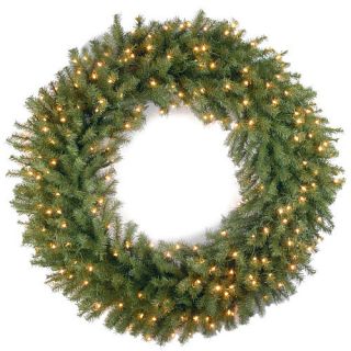 42 Inch Norwood Fir Wreath with Clear Lights    National Tree Company