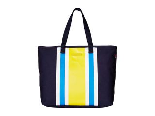 Tommy Hilfiger Stripes Tote Canvas Navy/Yellow